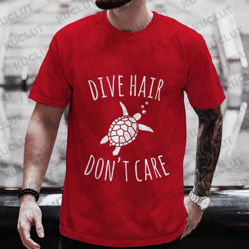 Diver 200 Bar Funny T Shirts Men Summer Harajuku Shirts Short Sleeve Streetwear Tops Oversized Clothing Scuba Diving Men Clothes