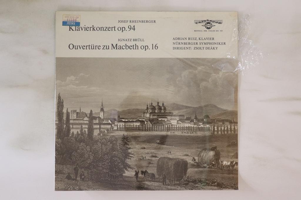 LP Record ADRIAN RUIZ - Josef Rheinberger: Klavierkonzert O COLOSSM545 SOLOSSEUM Non Japan Classical Used