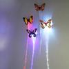 1Pcs Cute Butterfly LED Light-Emitting Fiber Optic Wire Hairpin Luminous Silk Braids Styling Tool