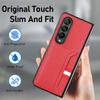 Anti -Scratch Leather Phone Bag Protective Case For Samsung Galaxy Z Fold 4 Fold3 Fold4 5g Fold 3 2 Fold2 Slim Card Slot Cover