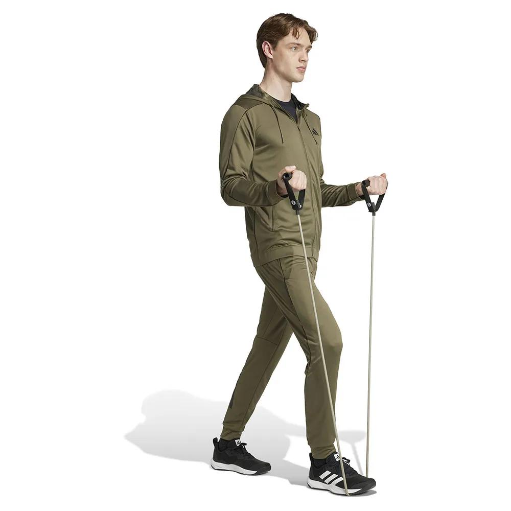 Adidas Train Essentials Full Zip Sweatshirt Synthetic Regular fit