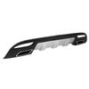 Matte Silver Black Rear Bumper Diffuser Lip Fit for Hyundai Elantra Sedan 2010‑2014