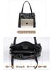 Qian Dian Women's 2025 Fashion Genuine Leather Large Capacity Cowhide Shoulder Crossbody Bag
