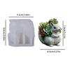 Flexible Silicone Mould Accessory for Creating Squirrel Planter Decoration With Resin And Plaster Daily Use