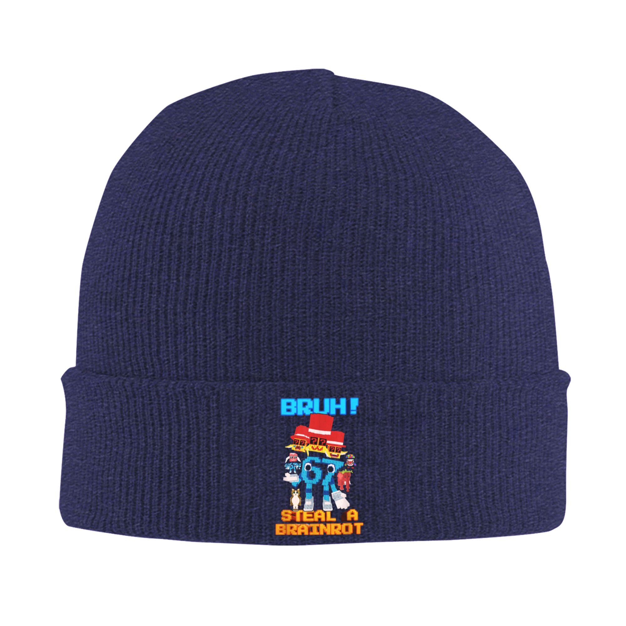 

Six Seven 6-7 Funny Steal Brainrot Gaming Meme Beanie Hats Skullies Beanies Unisex Unisex Funny Elastic Caps Winter Gym Bonnet Hats One Size