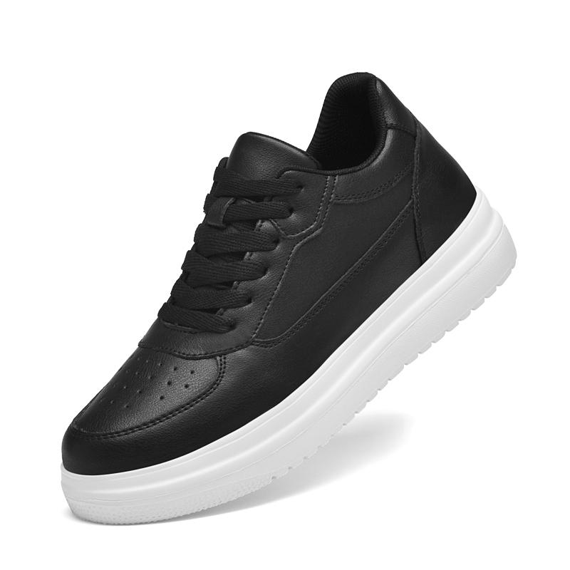 

Man Lift Sneakers Men Booster Shoes White Elevator Height Increase Insole 6cm Plus Size 37-46 36 бежевый