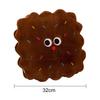 Sandwich Biscuit Plush Pillow Round Square Cartoon Cookies Plush Toy Stuffed