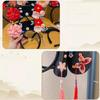 Velvet Bow Ancient Style Gege Headband Flower Hanfu Headwear Chinese Style Headwear  Children
