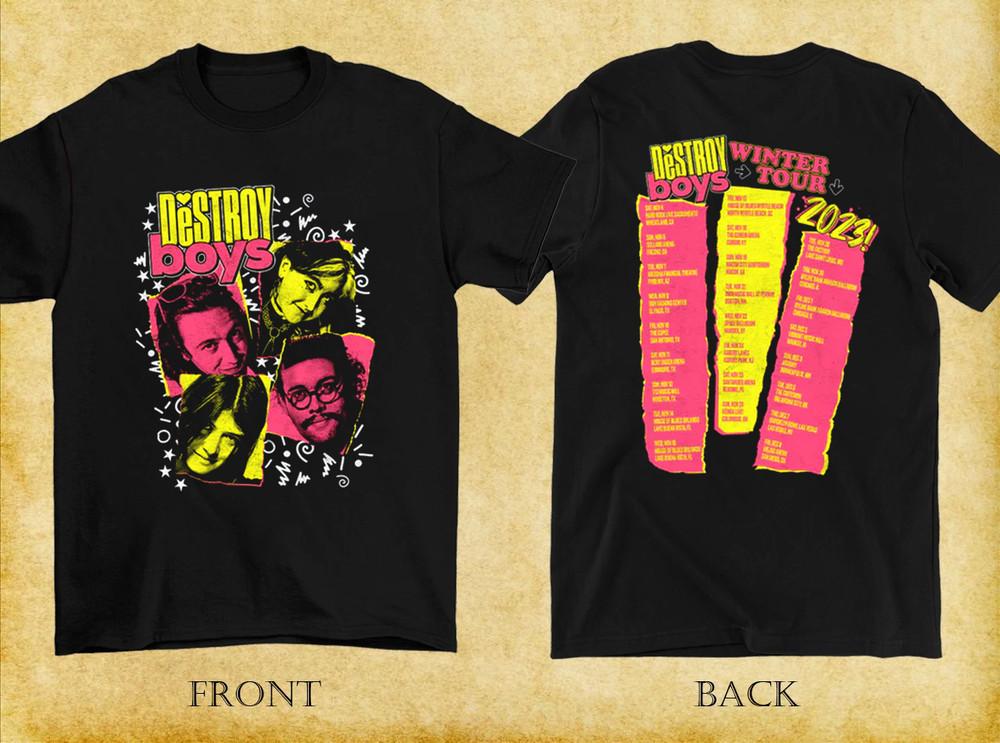 

Vintage Destroy Boy Winter Tour Tshirt S to 5XL NZL171 Unisex T-Shirt XL