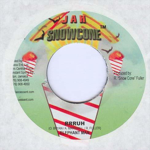 

7inch Record ELEPHANT MAN / FIRE PASSION - Rrruh / Grudgeful NONE Jah Snowcone Jamaica Reggae, Ska & Dub Used