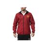 Adidas Printed Hooded Windbreaker Jacket Unisex Jackets Red AC4299