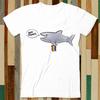 Shark Gay Rights LGBT Pride Proud T Shirt Adult Unisex Men Women Retro Design Tee Vintage Top A4721