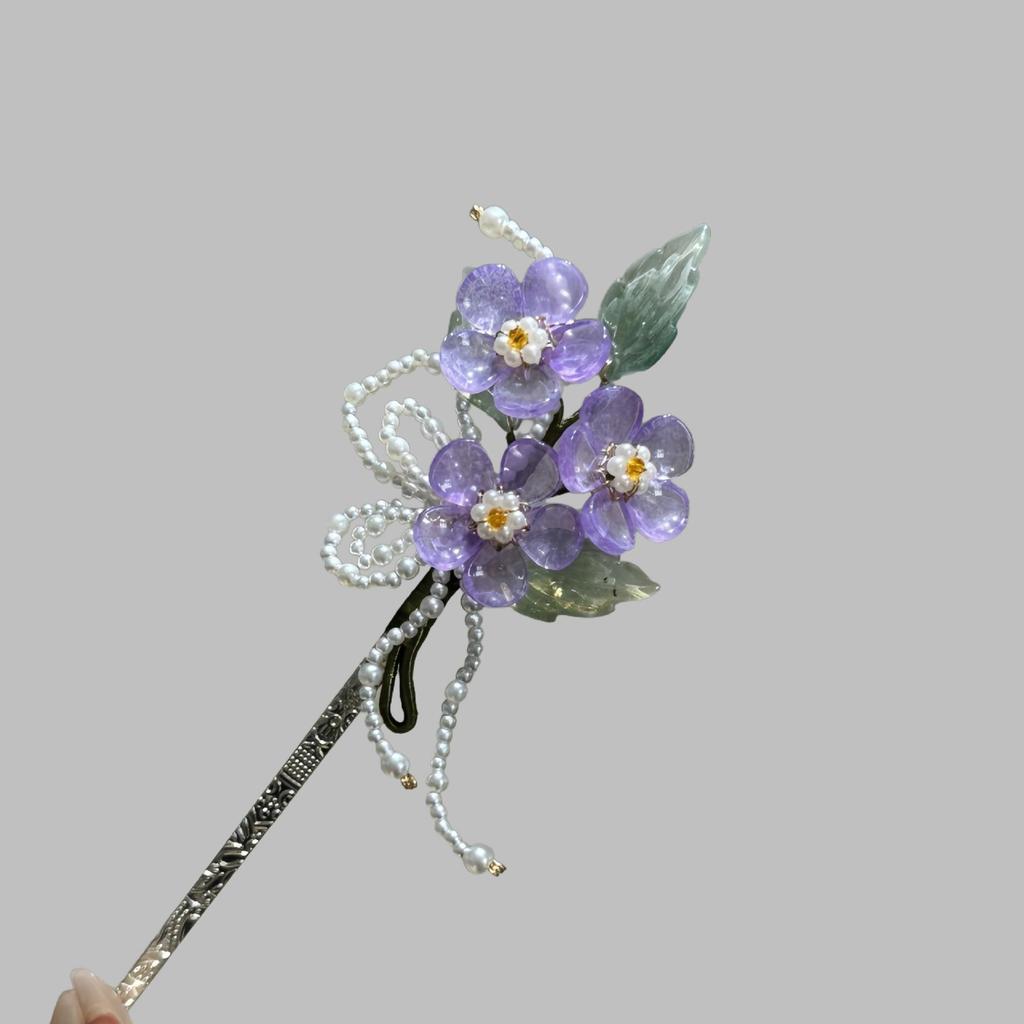 Luksusowa spinka do włosów z frędzlami w chińskim stylu do stylizacji wieczorowej