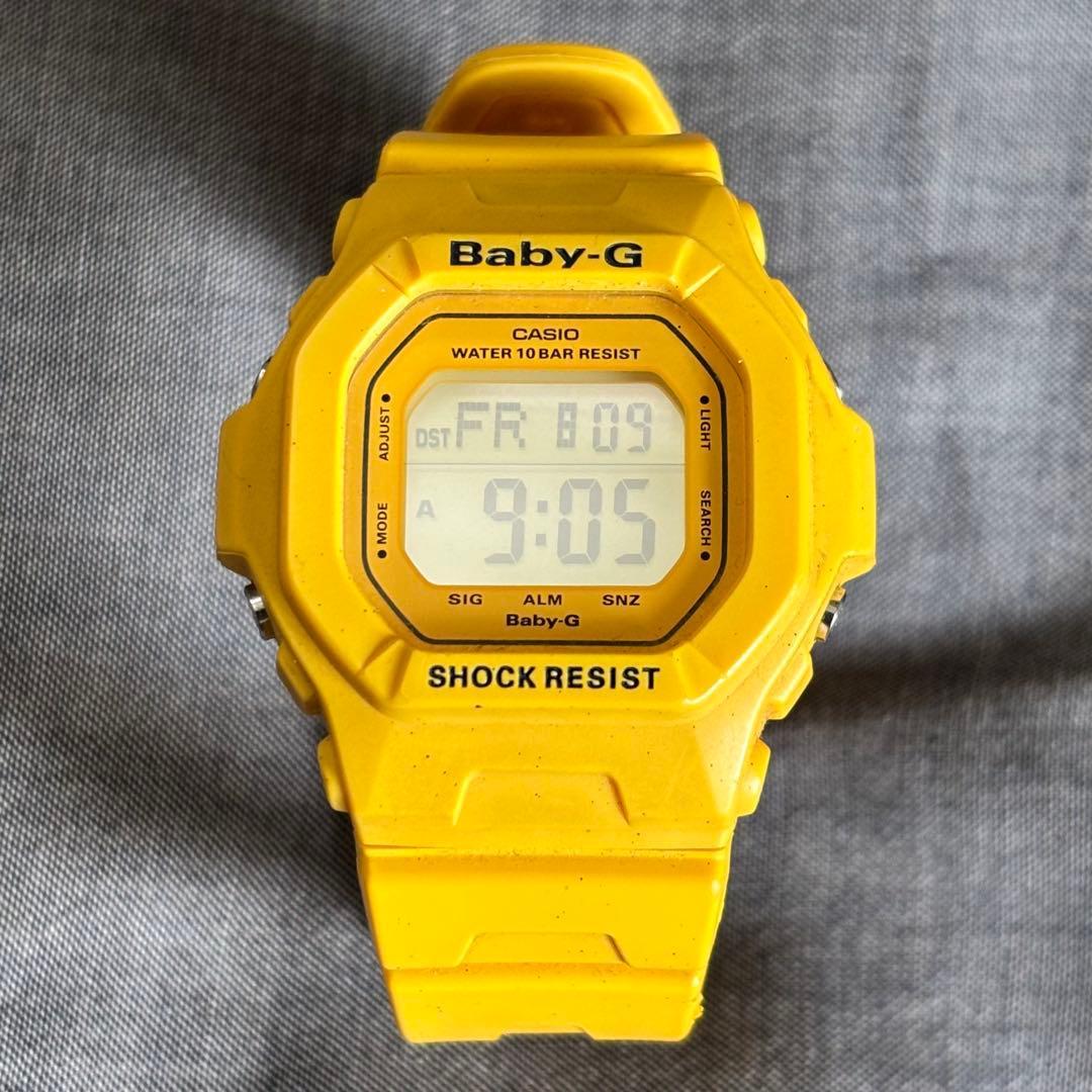 CASIO Baby-G BG-5601 Yellow Digital Watch Square Model
