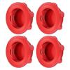 Lightweight Aluminum Alloy Hex Wheel Nuts 17mm Anti Loose Dustproof Hex Nut for 18 RC CarRed