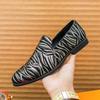 New Luxury Designer Men's Charm Patent Leather Slip On Shoes Male Formal Wedding Prom Dress Homecoming Sapatos Tenis Masculino