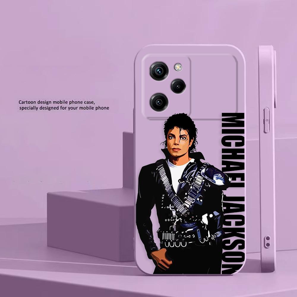 Custodia per Telefono Dancer M-Michael J-Jackson Cover Per Xiaomi 10T 11 12 12T 13 14T POCO F5 F6 M3 M5 X3 X4 X5 PRO 4G 5G Custodia Colorata in TPU