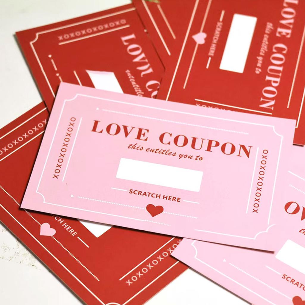 Valentines Scratch Off Love Notes Cards Love Note Scratch Off Cards for Boyfriend Girlfriend Him