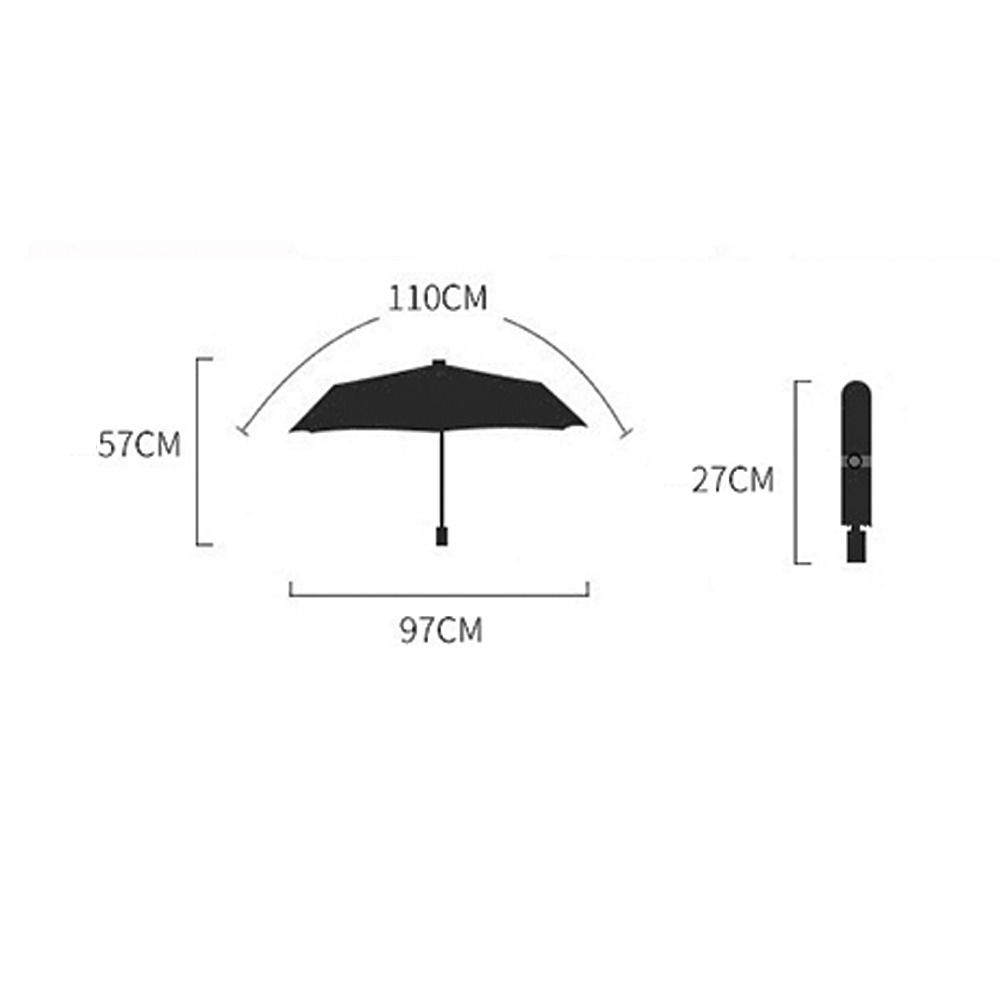 Japanese Style Manually Transparent Umbrella Three-Fold Sakura Folding Umbrella Cat Photographing Prop Rain Umbrella Raining