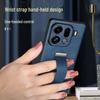 OPPO FindX9Pro/FindX8S Lux Leather Phone Case with Wrist Strap & Stand