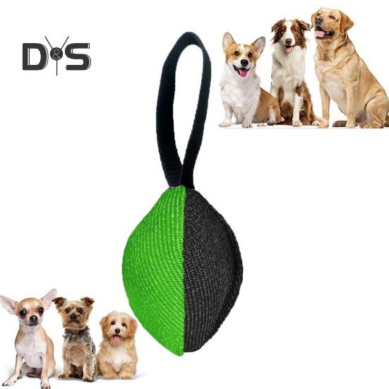 Dog Tug Ball Tough Bite Pillow Dog Training Equipment Interactive Chew Toy for Aggressive Chewers Bite Training Toy