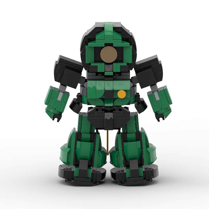 Building Blocks Compatible With Sd Big Magic Red Char Char Duck Intelligence Assembly Kids Robot Model