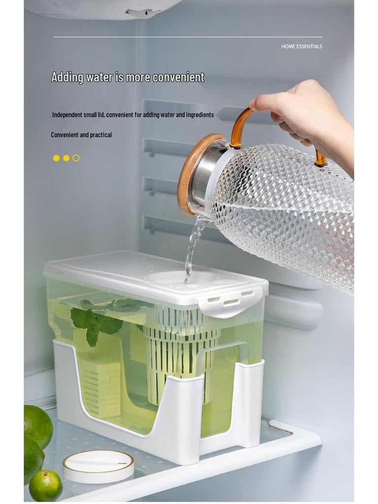 Velkokapacitní konvice na studenou vodu odolná vůči vysokým teplotám s kohoutkem na džus, čaj a vařenou vodu