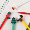 24Pcs Cartoon Christmas Tree Reindeer Santa Claus Pens,Perfect for Christmas Party Favors Goodie Bag Stuffer Gifts,School Office Supplies