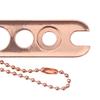 Essential Oil Bottle Opener with Keychain Metal Glues Bottle Opener Stainless Steel Roller On Caps Opener Tool