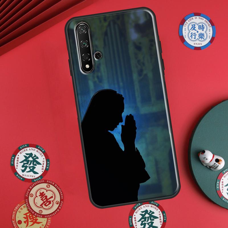 Jesus Nonne Schwester Für Huawei P60 Pro P30 P40 Lite Nova 7i 8i 11i 12i 12s 10 9 SE Y90 Y60 Y70 Y72 Y61 Y91 Hülle
