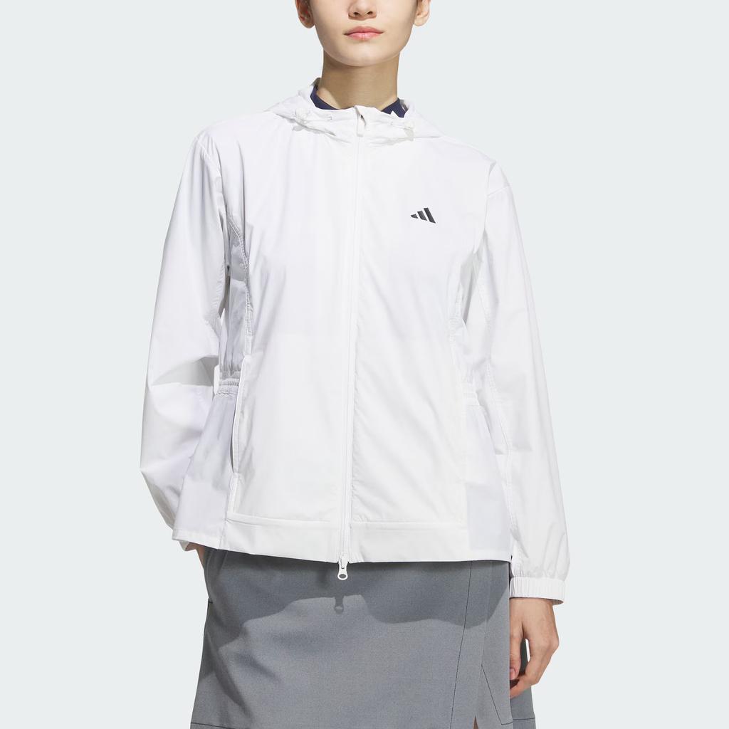 Adidas Ss25 Wind Brand Logo Golf Sports Hooded Long Sleeve Jacket Women Jacket JM3000