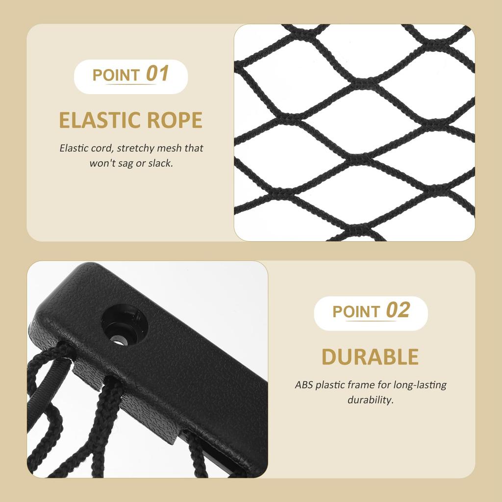 LEDMOMO Car Storage Mesh Net Storage Mesh Organizer Car Storage Bus Storage Seat Storage Car Storage Bag Pocket, Pocket, 36cm18cm, Pocket, Bag, Net,