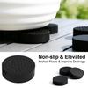 Non-Slip Flower Pot Feet Risers Rubber Plant Pot Mat Patio Deck Garden Planter Base Stands Indoor Outdoor Pots Supports Pads