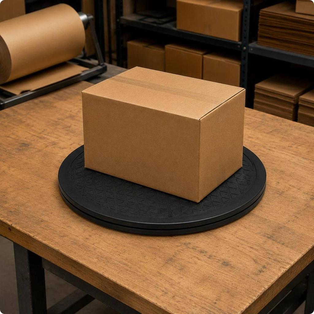 Turntable AntiSlip Packing 360° Rotation Clay Sculpting Stand Pp Threaded