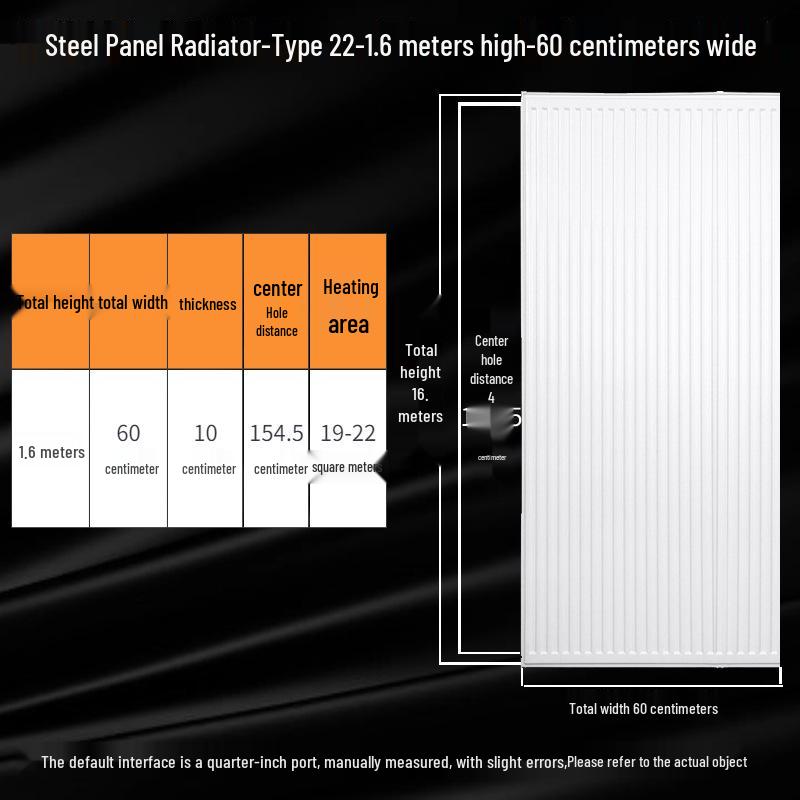 Steel Double Waterway Wall-Mounted Self-Heating Panel Radiator for Home