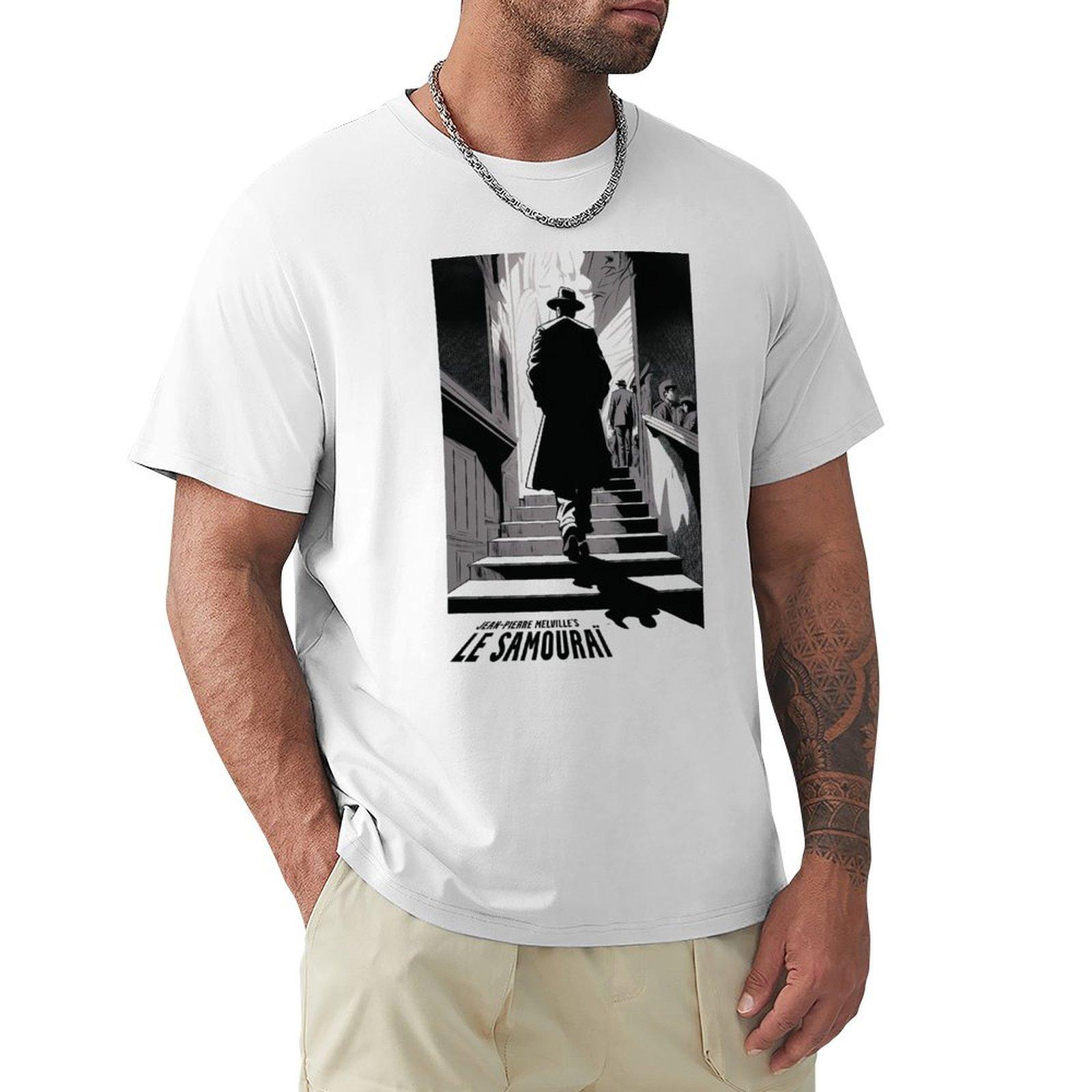 Le Samoura Illustration Tshirt Utility Work Short Sleeve Top S