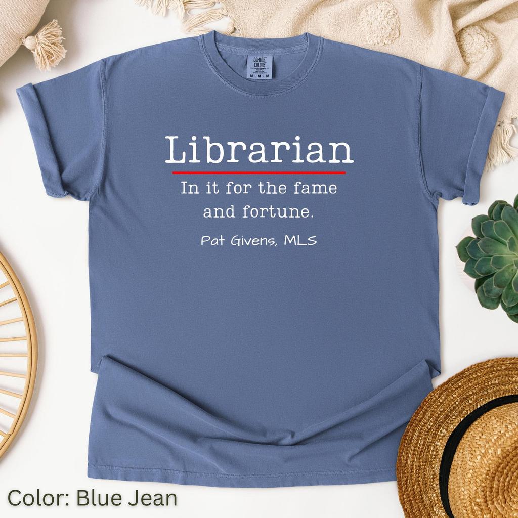 Funny Librarian Tee: Book Lover Gift, Library Staff Apparel