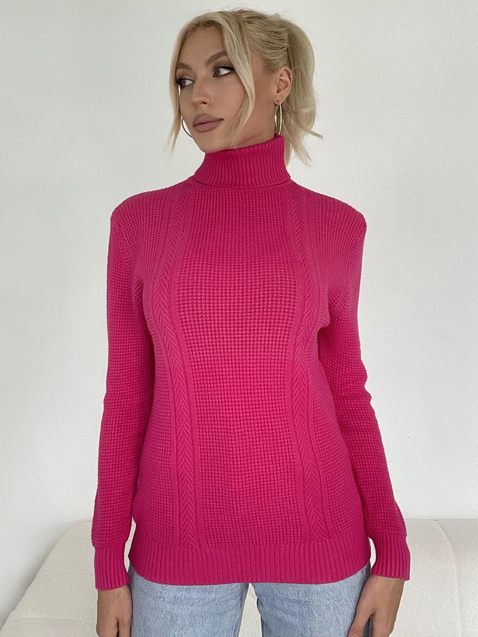 

Cinemore весна-осень женский свитер однотонный свободный повседневный пуловер теплый базовый топ с длинным рукавом и круглым вырезом вязаный джемпер свитер One Size красный