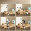 Aluminum Alloy Rotating Bedside Tablet and Phone Stand for Streaming and Multifunctional Use
