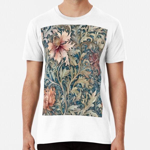 William Morris Winter Florals Timeless Elega S To 5XL Made In the AU/USA T-Shirt