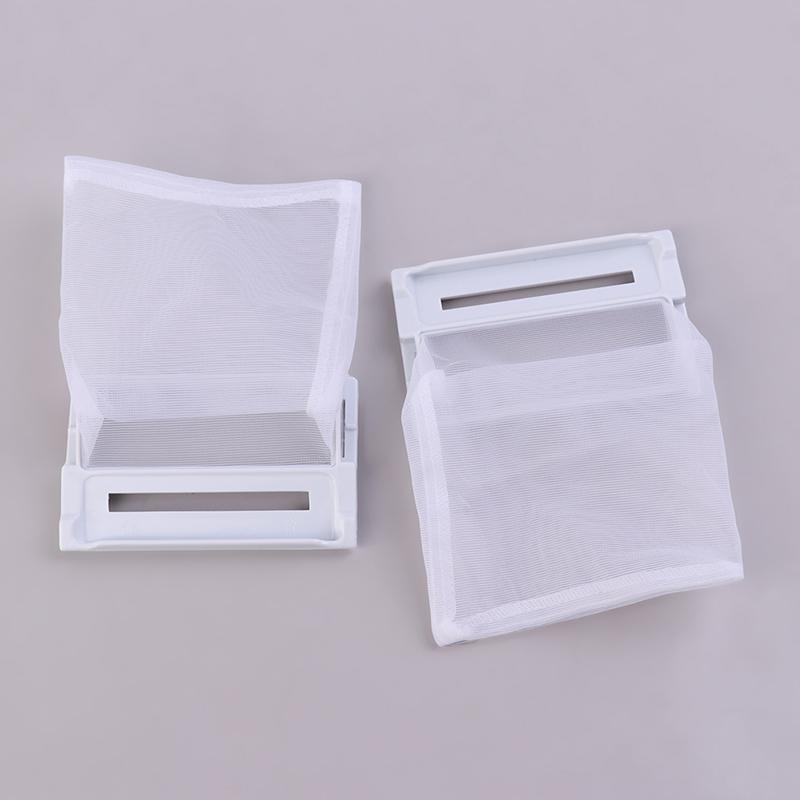 2 ks Pračka Síťový filtr na vlákna pro pračku Síťovaný sáček na zachycování vlasů