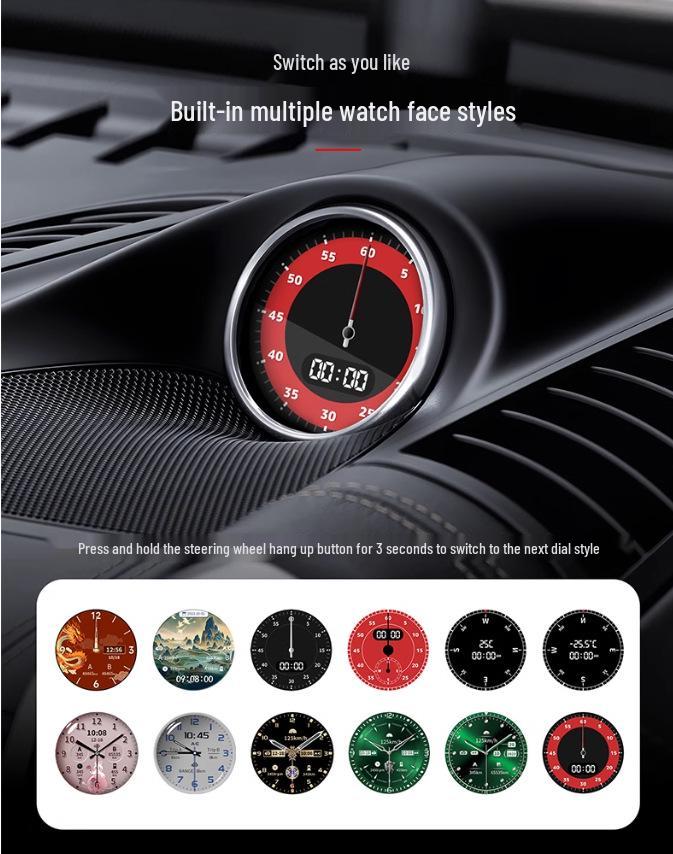 Upgraded Multifunction LCD Compass Stopwatch for Porsche Cayenne/Macan Modification