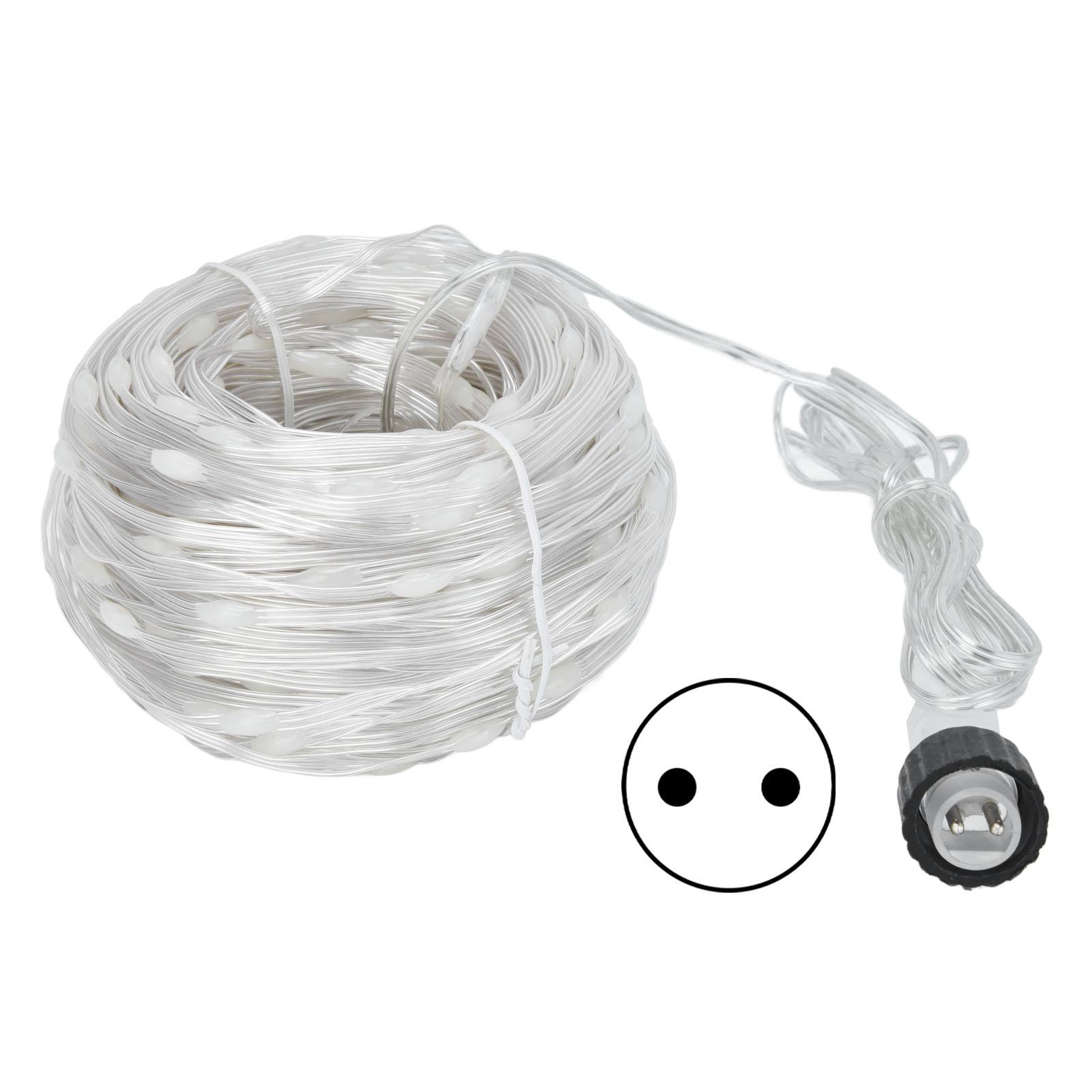 

Светодиодная гирлянда из медной проволоки на 400 светодиодов с 8 режимами освещения для использования в помещении и на улице на Рождество