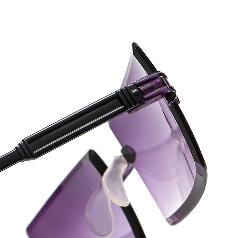 New Rimless Sunglasses Rectangle Fashion Popular Women Men Shades Small Square Sun Glasses for Female Male Traveling Oculos