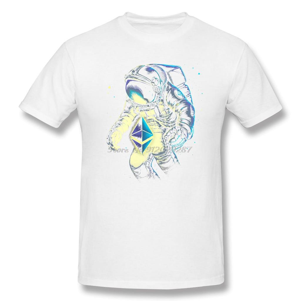 Eth Digital Currency Skyrocketing Dogecoin TShirt Space Ethereum Tshirt Unisexs Clothing Oversized Unisex Tops Streetwear