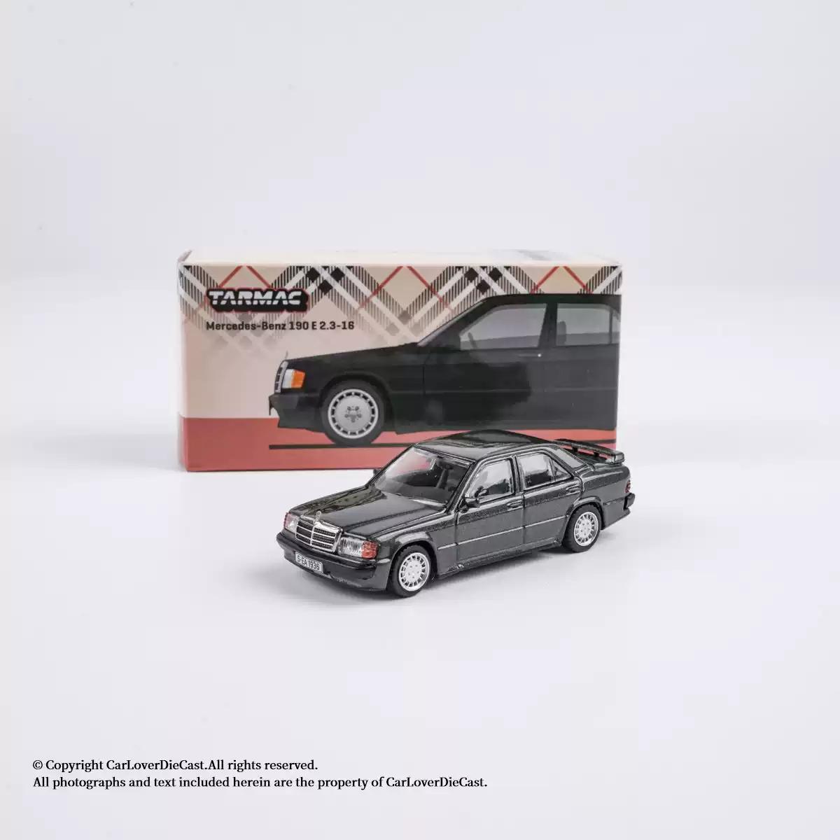 

Tarmac Works 1:64 190 E Black Alloy Car Model Enthusiast Collection Gift Desktop Ornament