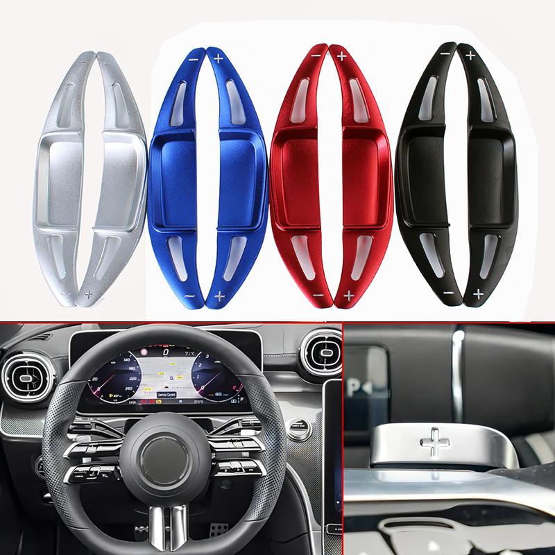 Shifter Paddle For Mercedes Benz -2024 A B C E Class W206 W223 C180 C220d GLC EQE EQS Car Steering Wheel DSG Shift Extension