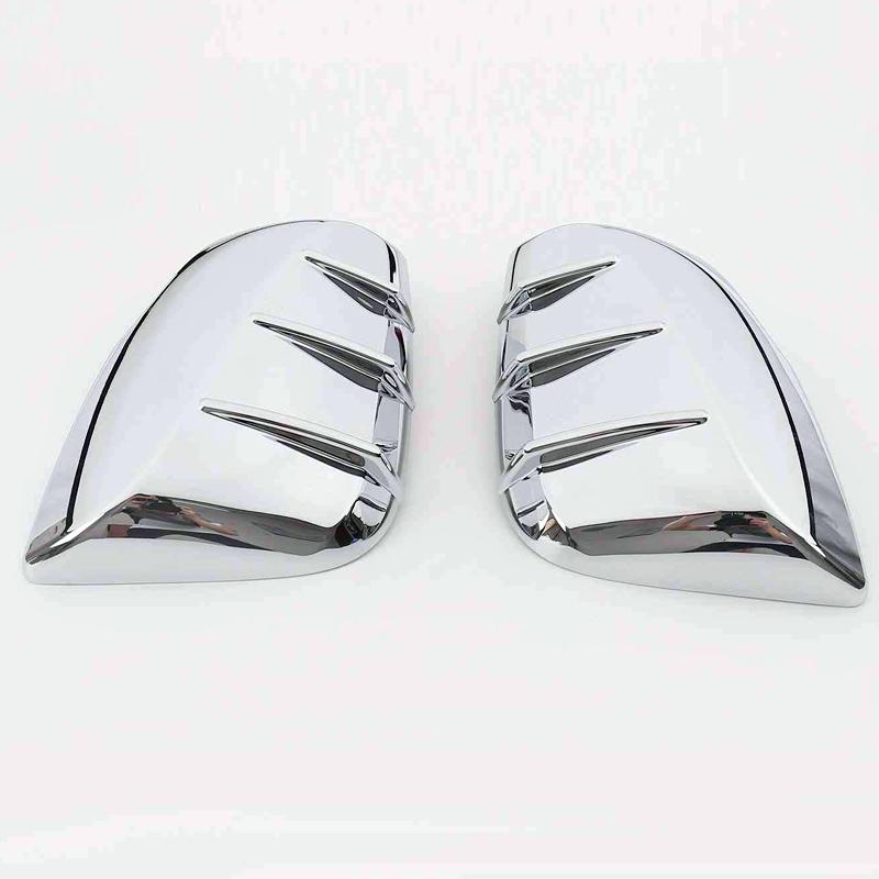 

ABS хром/углеродное волокно отделка автомобильные аксессуары для стайлинга 2 шт. для Toyota Highlander Kluger автомобильное зеркало заднего вида Chrome