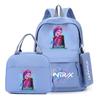 4-teiliges/Set Cartoon Anime K-Pop bedruckter Rucksack mit Federmäppchen Handtasche für Teenager Schüler Junge Mädchen Schultasche Schultasche Große Kapazität Reisetasche