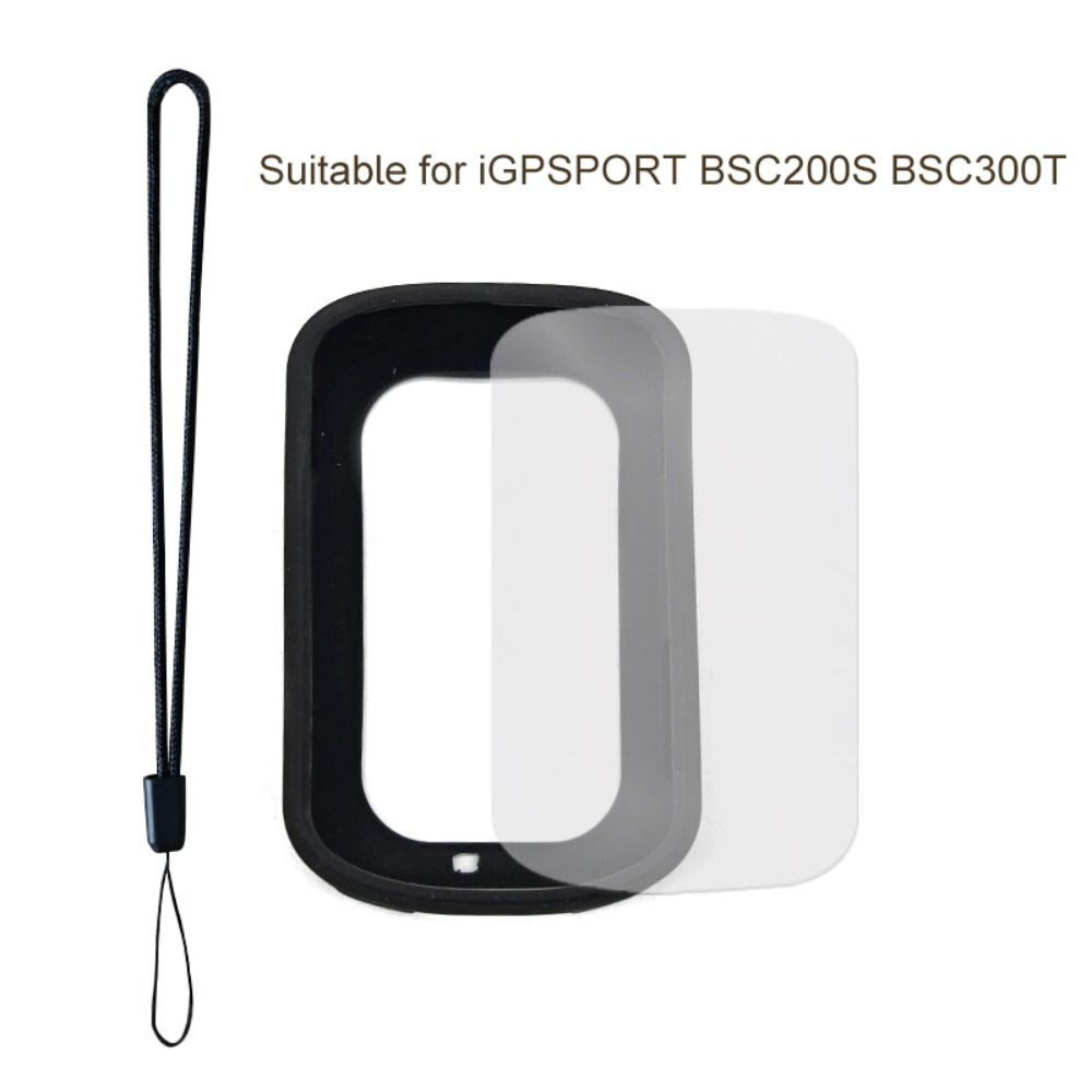 Shockproof Bicycle GPS Computer Case Silicone Screen Film for iGPSPORT BSC200S BSC300T MTB